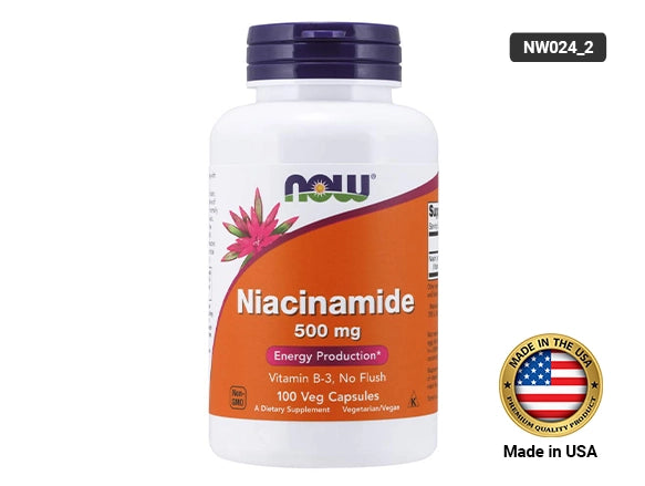 Now Niacinamide 500mg 100 Veg Capsules in Sri Lanka